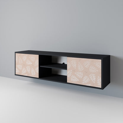 LEAVES ON BEIGE 2-Door TV Cabinet