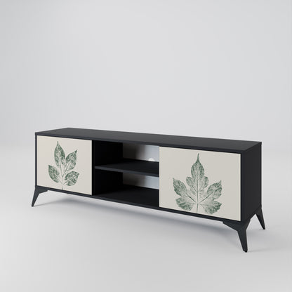 GREEN LEAFY STAMPS 2-Door TV Cabinet