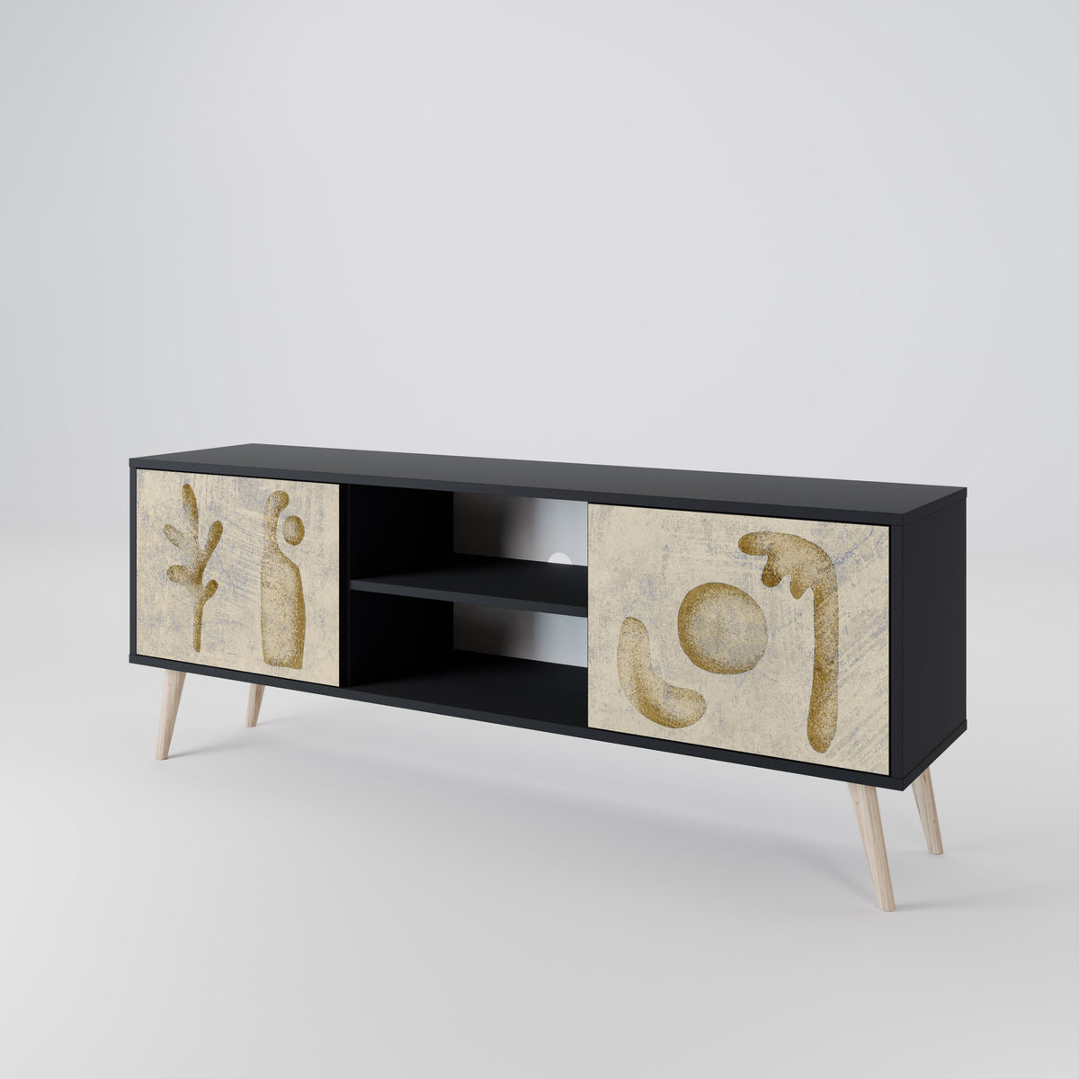 SAND SCULPTURES 2-Door TV Cabinet