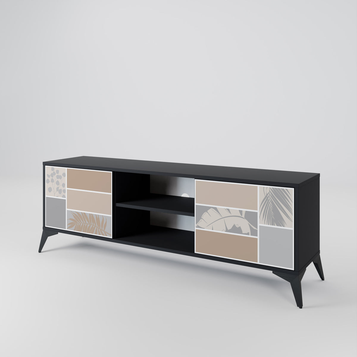 TROPICAL SHAPES 2-Door TV Cabinet