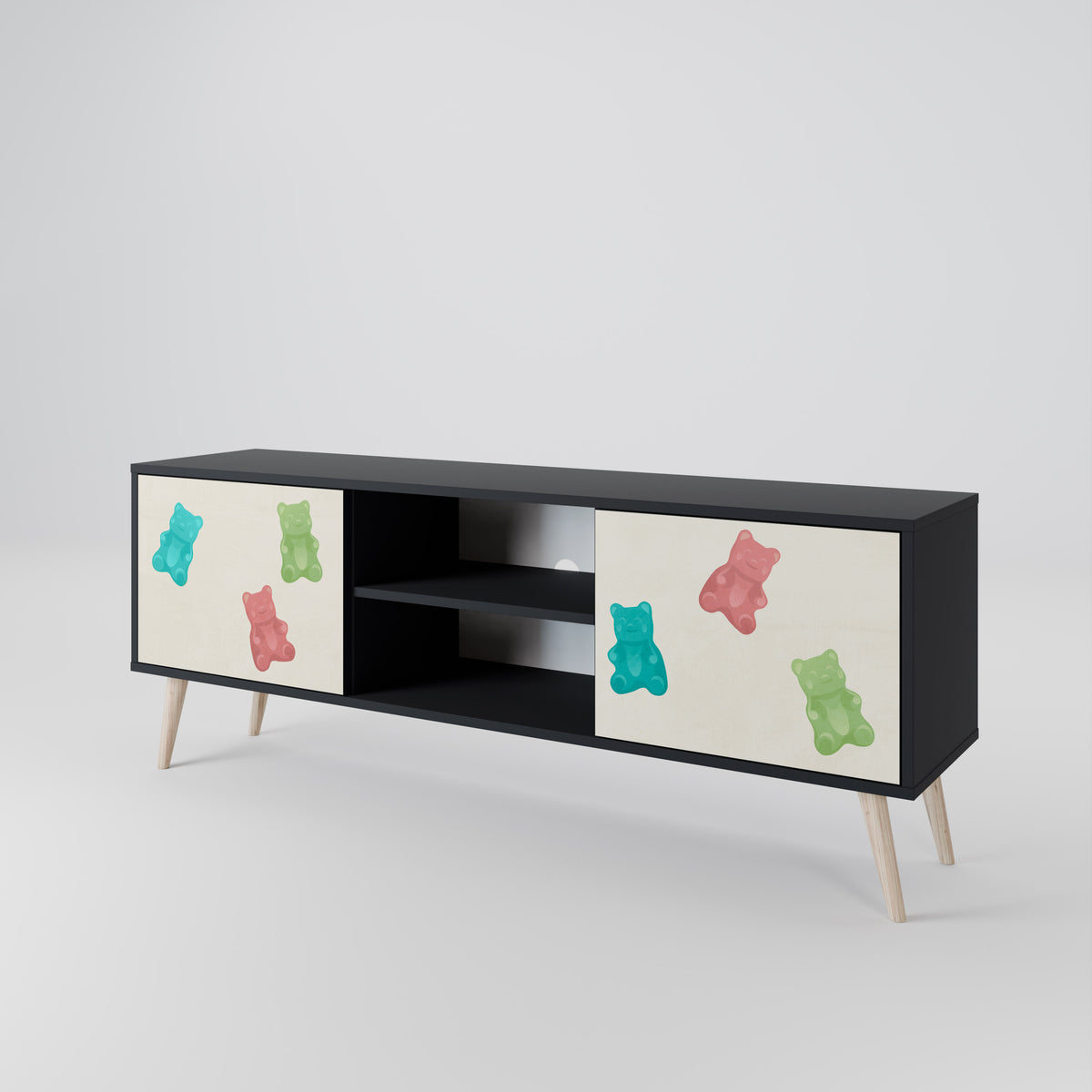 GUMMY BEARS 2-Door TV Cabinet