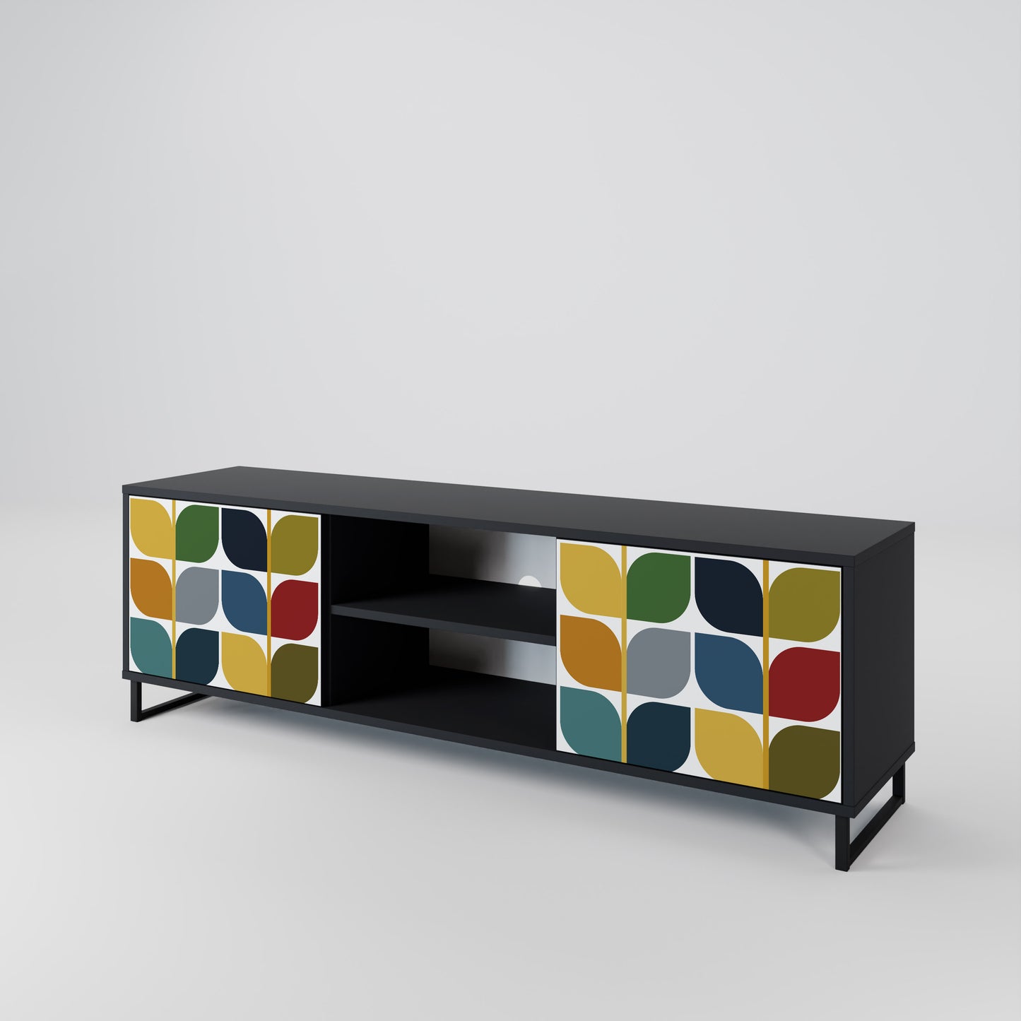 WEIGHTLESS HOURS 2-Door TV Cabinet