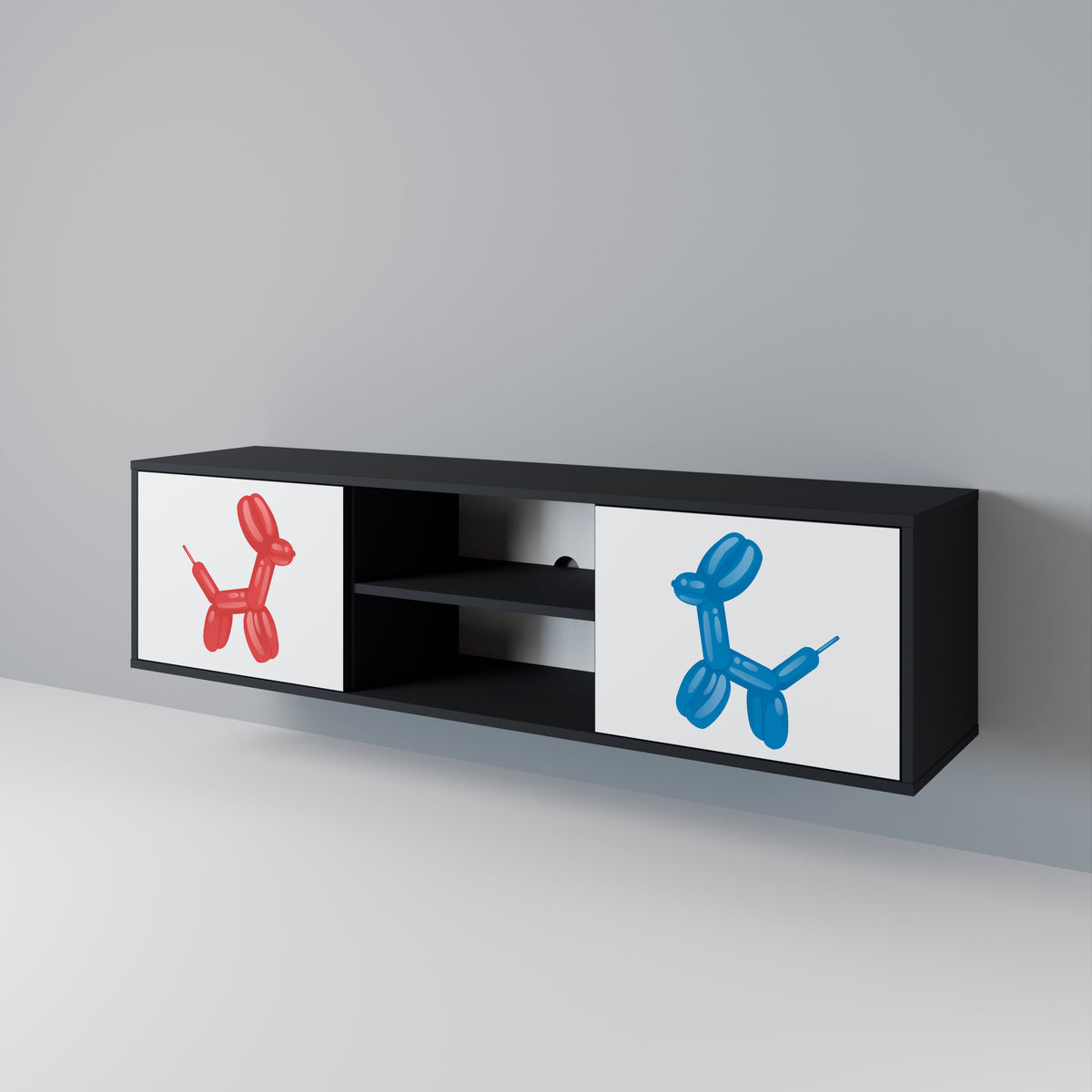 CHILDHOOD MEMORY 2-Door TV Cabinet