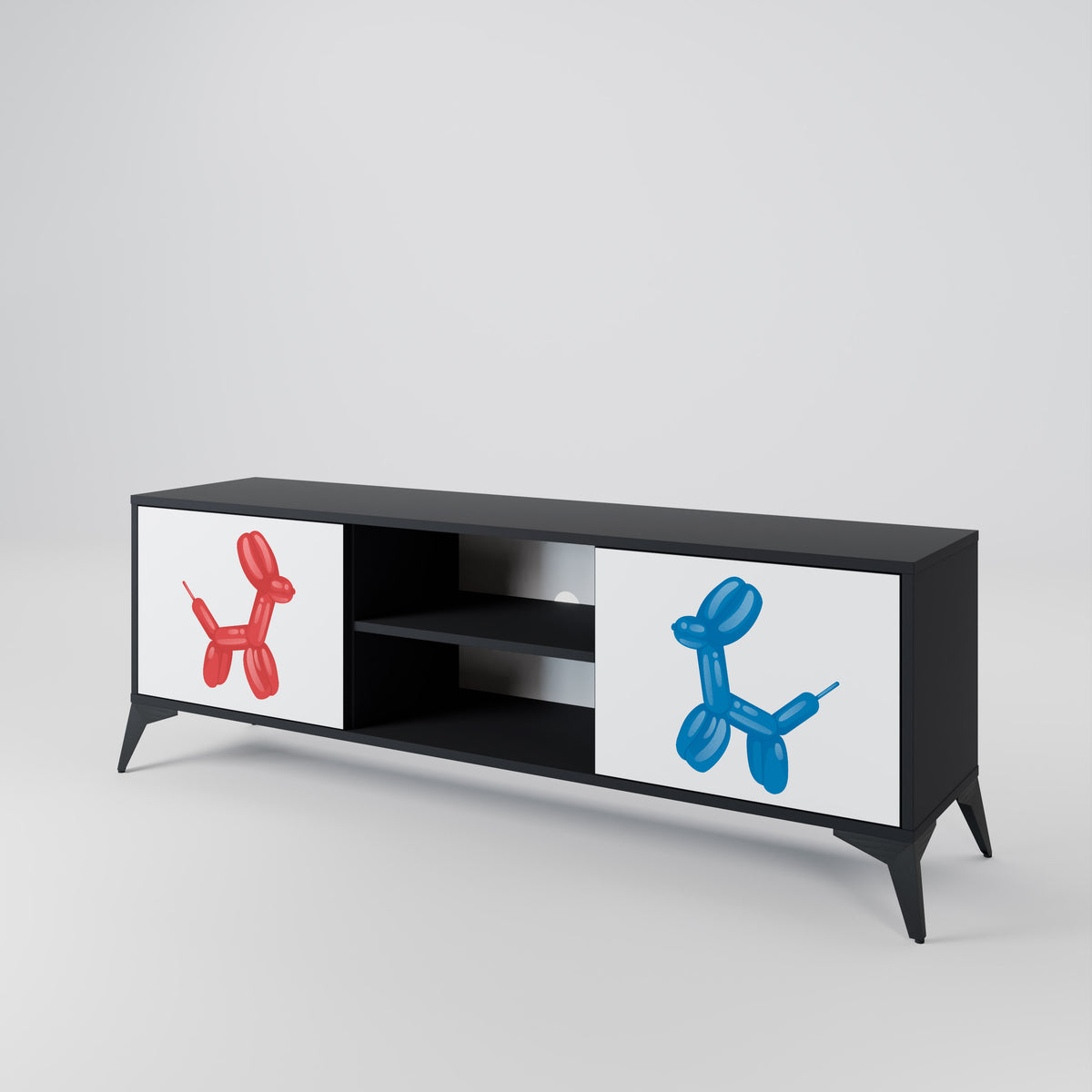 CHILDHOOD MEMORY 2-Door TV Cabinet