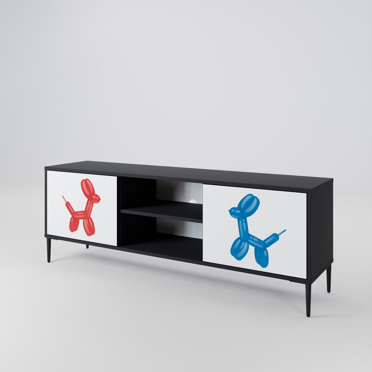 CHILDHOOD MEMORY 2-Door TV Cabinet