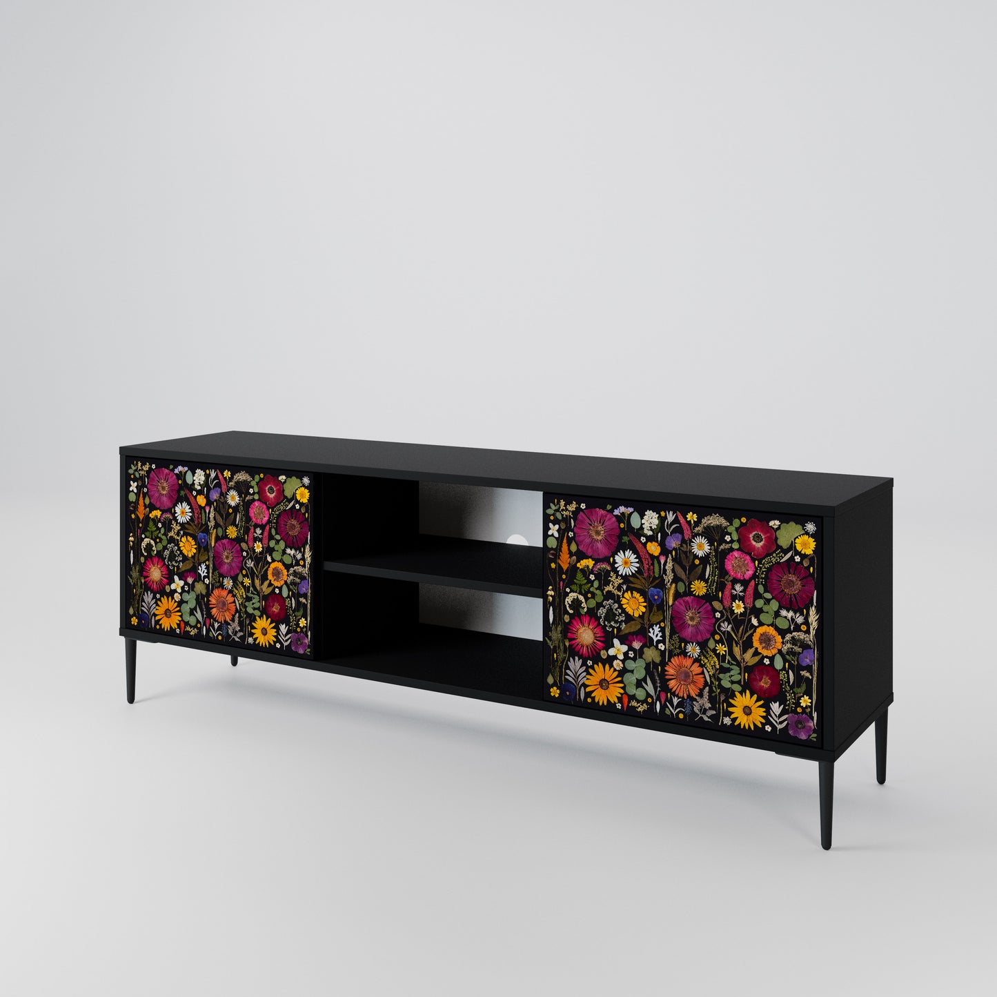 MIDNIGHT GARDEN 2-Door TV Cabinet