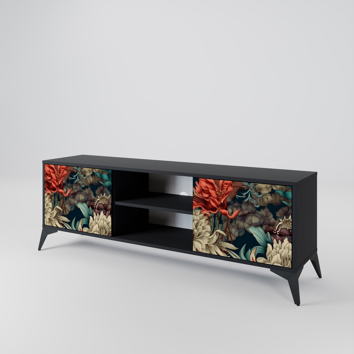 SPROUTING GRACE 2-Door TV Cabinet