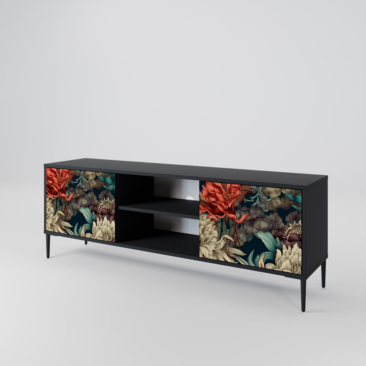 SPROUTING GRACE 2-Door TV Cabinet