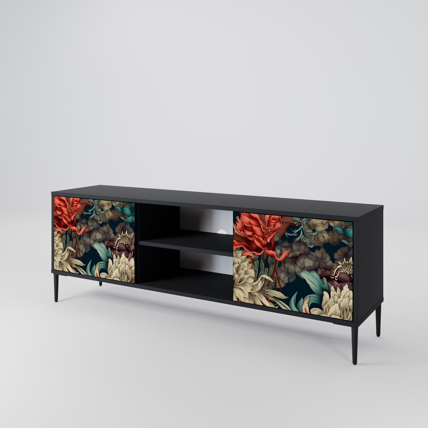 SPROUTING GRACE 2-Door TV Cabinet