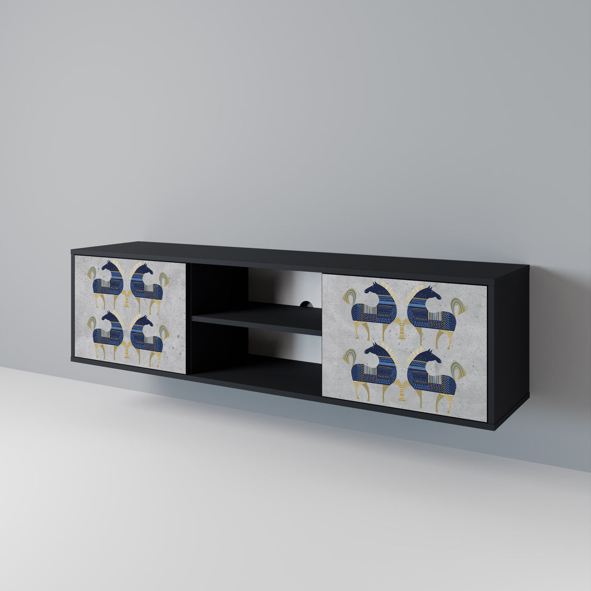 MAJESTIC STEED 2-Door TV Cabinet