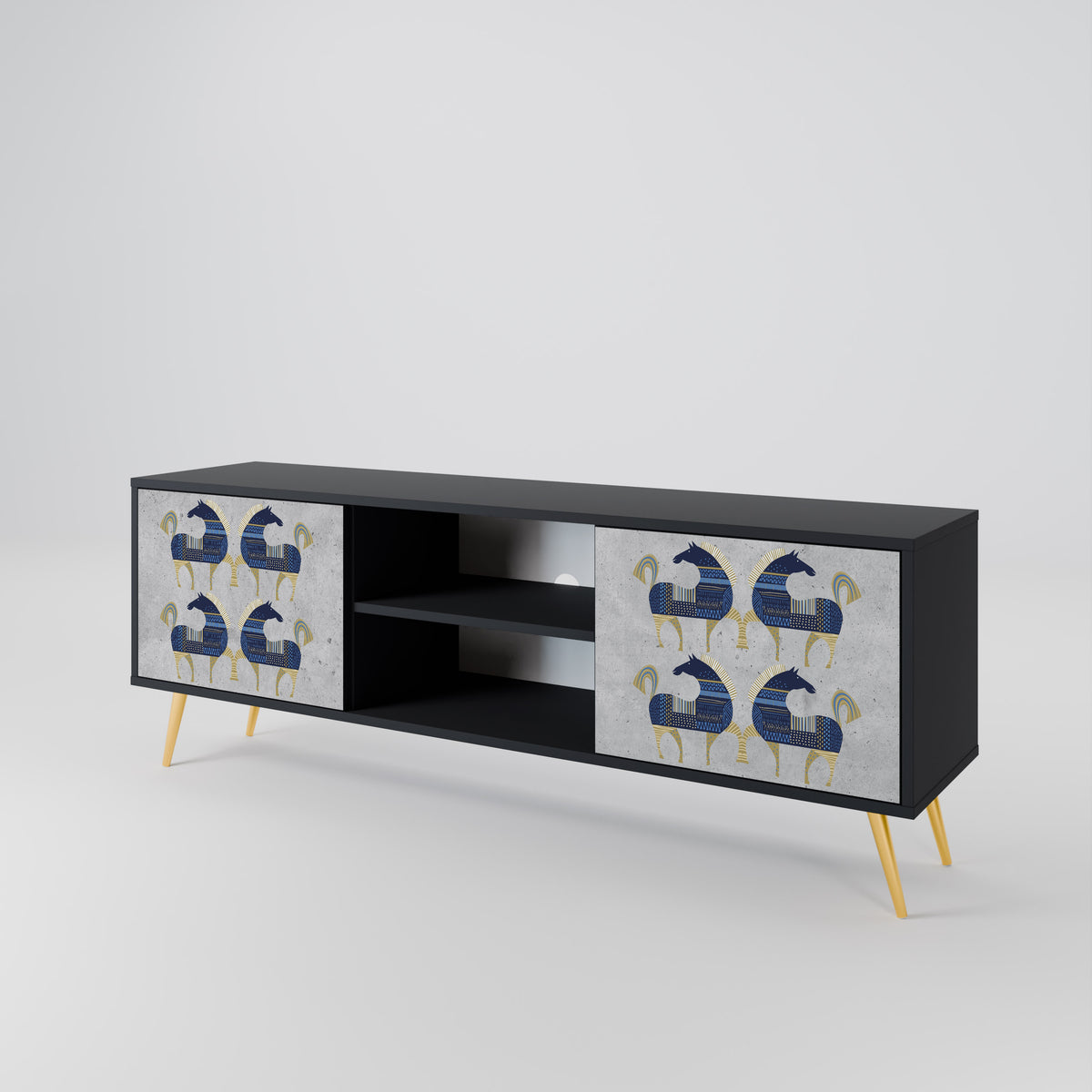 MAJESTIC STEED 2-Door TV Cabinet
