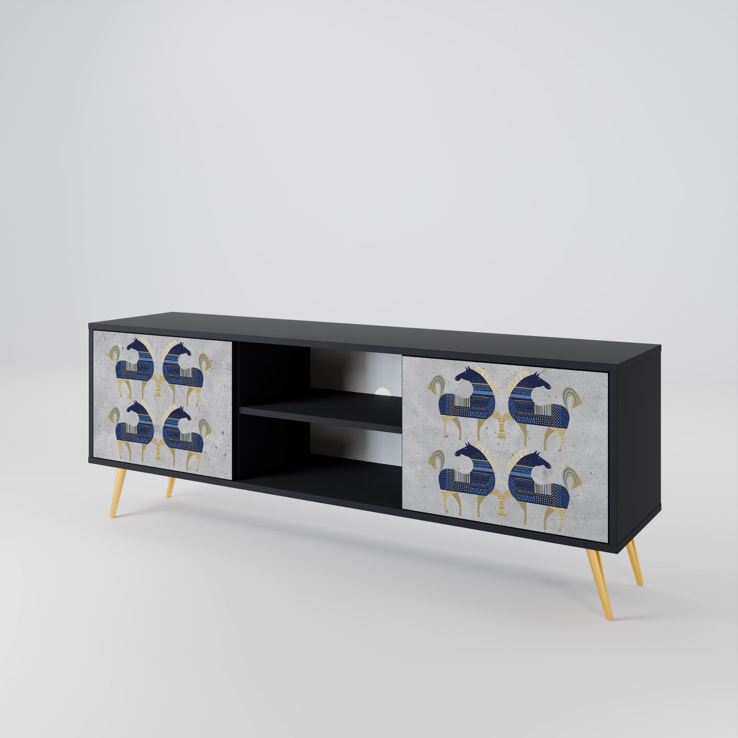 MAJESTIC STEED 2-Door TV Cabinet