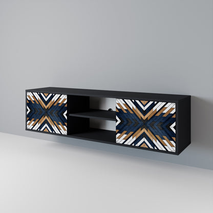 ARTFUL GEOMETRY 2-Door TV Cabinet