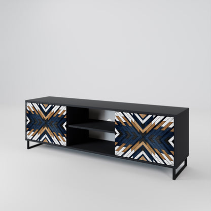 ARTFUL GEOMETRY 2-Door TV Cabinet