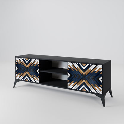 ARTFUL GEOMETRY 2-Door TV Cabinet