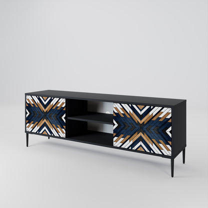 ARTFUL GEOMETRY 2-Door TV Cabinet