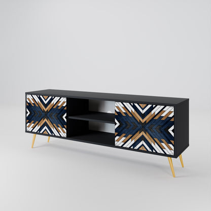 ARTFUL GEOMETRY 2-Door TV Cabinet