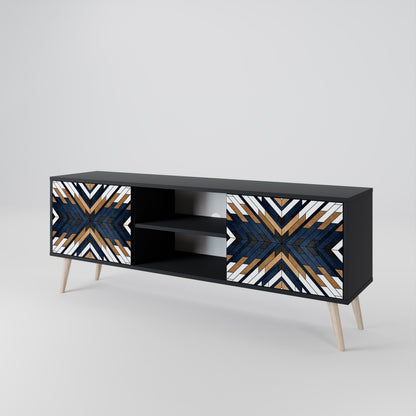ARTFUL GEOMETRY 2-Door TV Cabinet