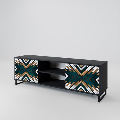 ARTISTIC GEOMETRY 2-Door TV Cabinet