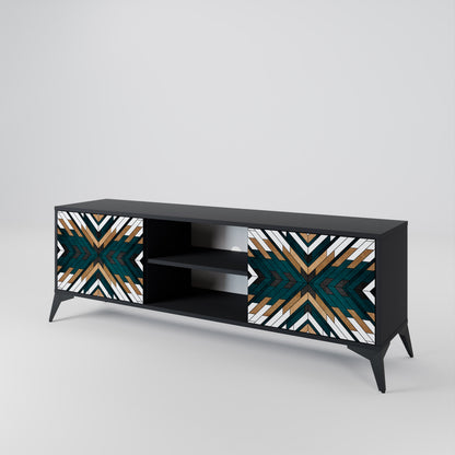 ARTISTIC GEOMETRY 2-Door TV Cabinet