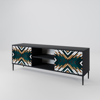 ARTISTIC GEOMETRY 2-Door TV Cabinet