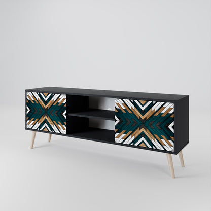 ARTISTIC GEOMETRY 2-Door TV Cabinet