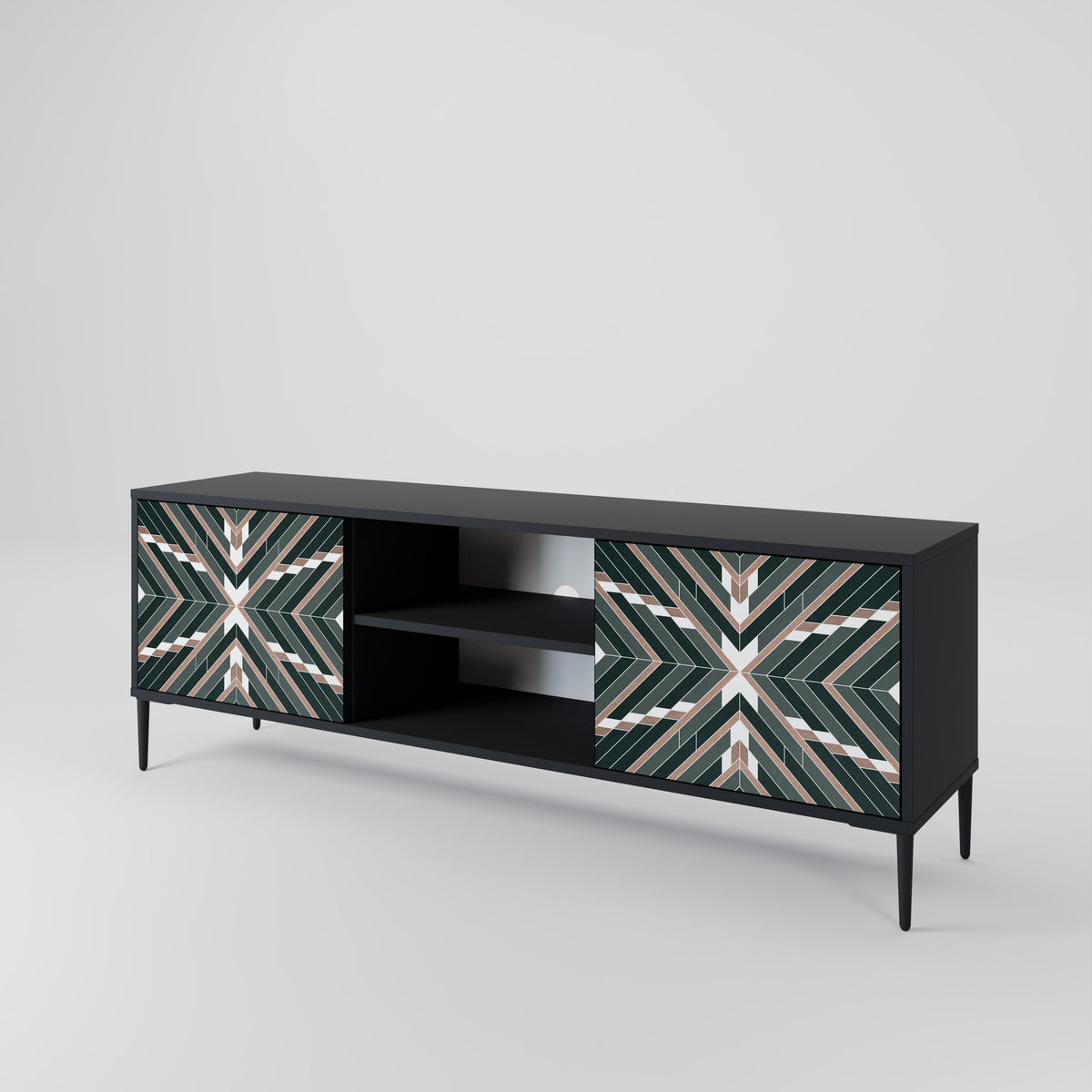 DIMENSION DELIGHTS 2-Door TV Cabinet