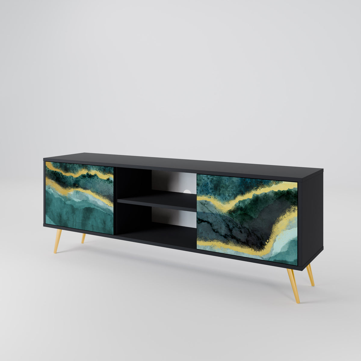 GOLDRUSH ODYSSEY 2-Door TV Cabinet