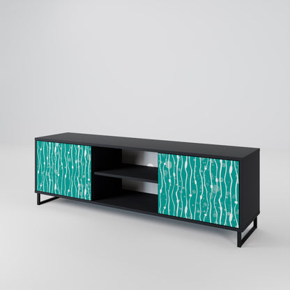 TURQUOISE RAIN 2-Door TV Cabinet