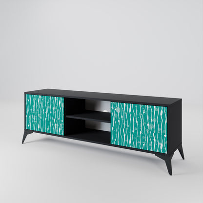 TURQUOISE RAIN 2-Door TV Cabinet