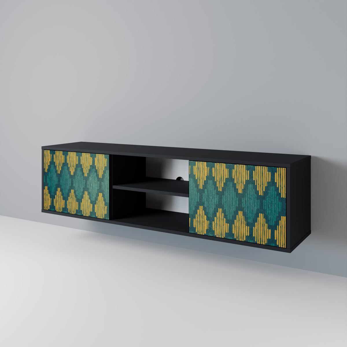 POLYGONS 2-Door TV Cabinet