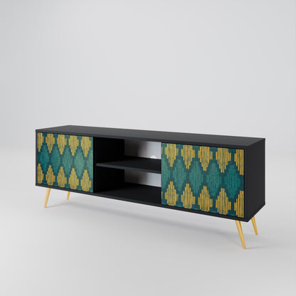 POLYGONS 2-Door TV Cabinet