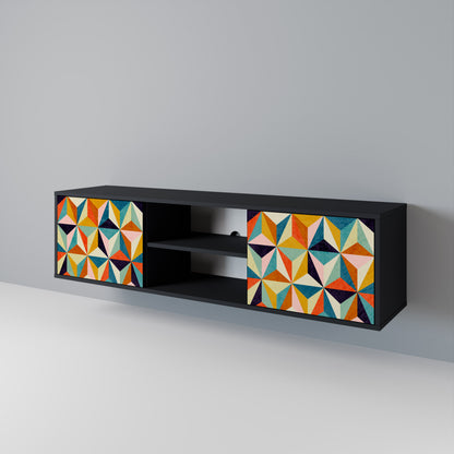 TESSELATE TREASURES 2-Door TV Cabinet