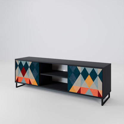 CRACKED ILLUSION 2-Door TV Cabinet