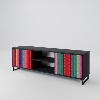ETHNIC MEXICAN 2-Door TV Cabinet