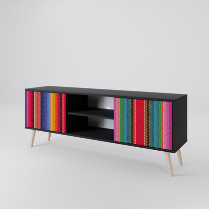 ETHNIC MEXICAN 2-Door TV Cabinet