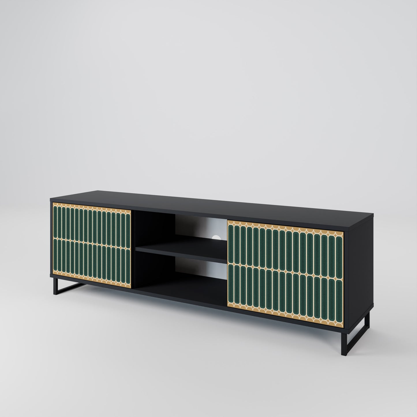 ILUSION GATE 2-Door TV Cabinet