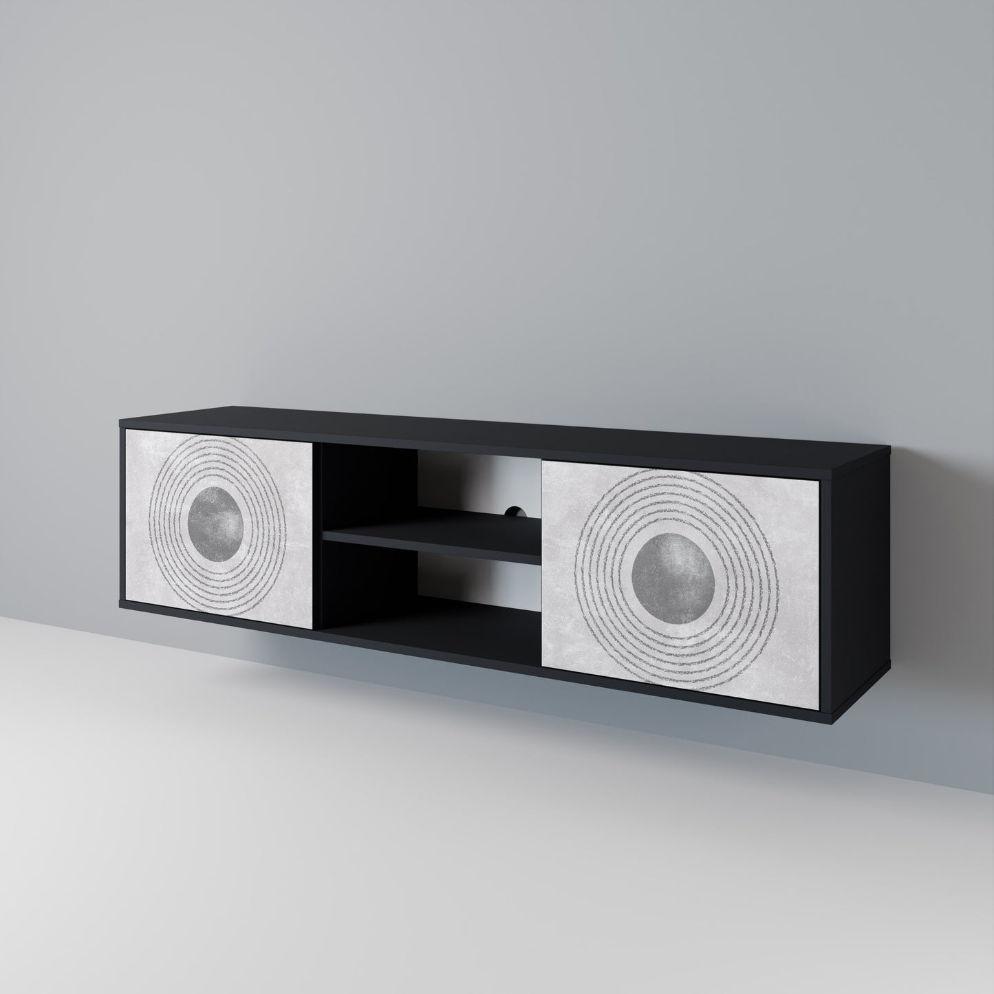 SOLID CIRCLES 2-Door TV Cabinet