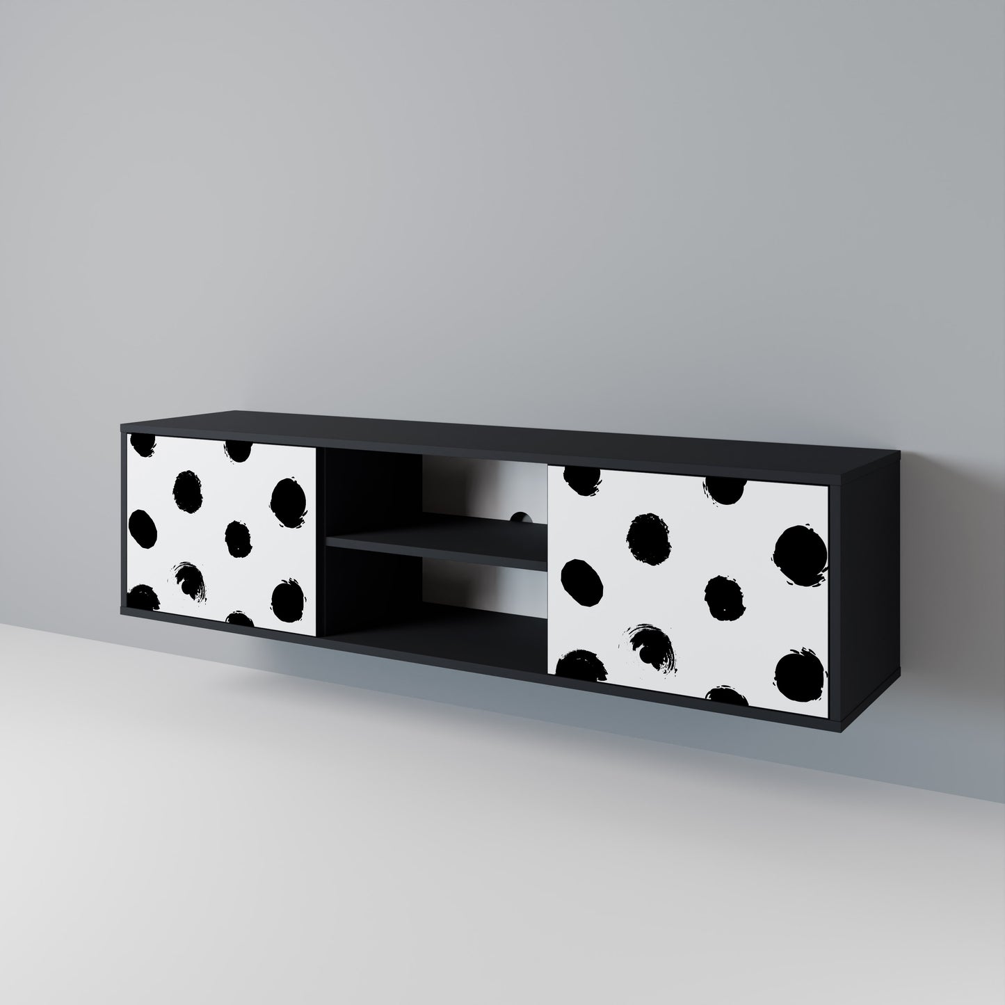 SLIPPING MINUTES 2-Door TV Cabinet