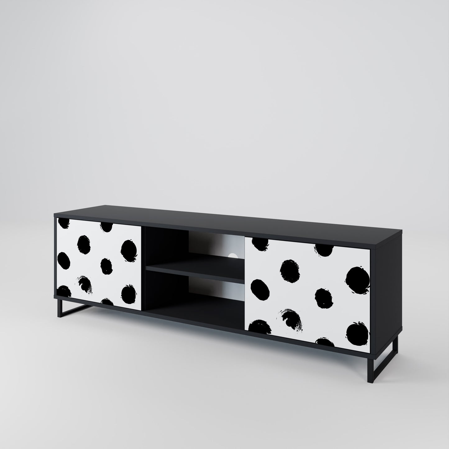 SLIPPING MINUTES 2-Door TV Cabinet