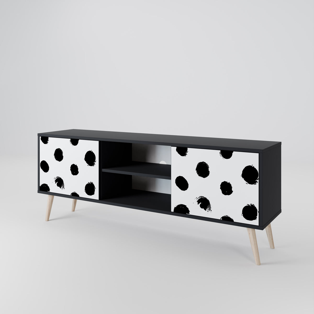 SLIPPING MINUTES 2-Door TV Cabinet