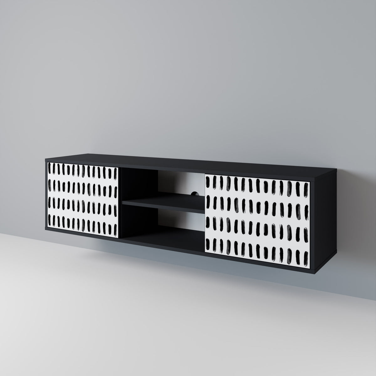 NIGHTY MELODIES 2-Door TV Cabinet
