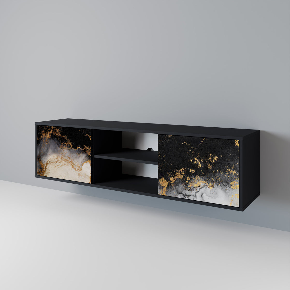 MARBLE OF TOMMORROW 2-Door TV Cabinet
