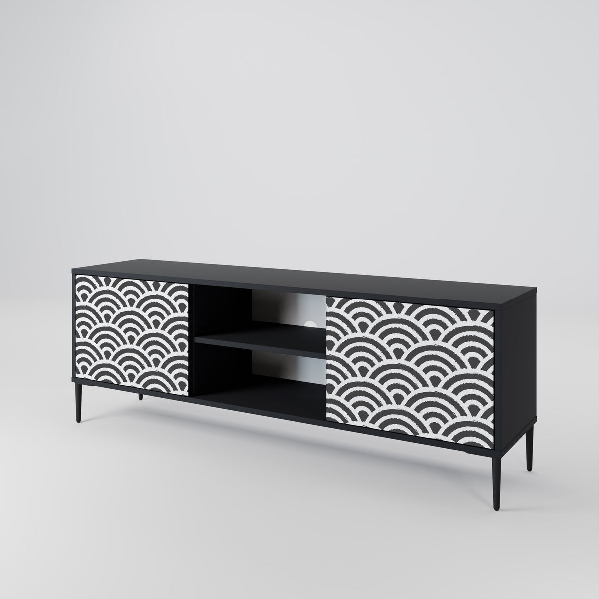 GLOOMY HOST 2-Door TV Cabinet