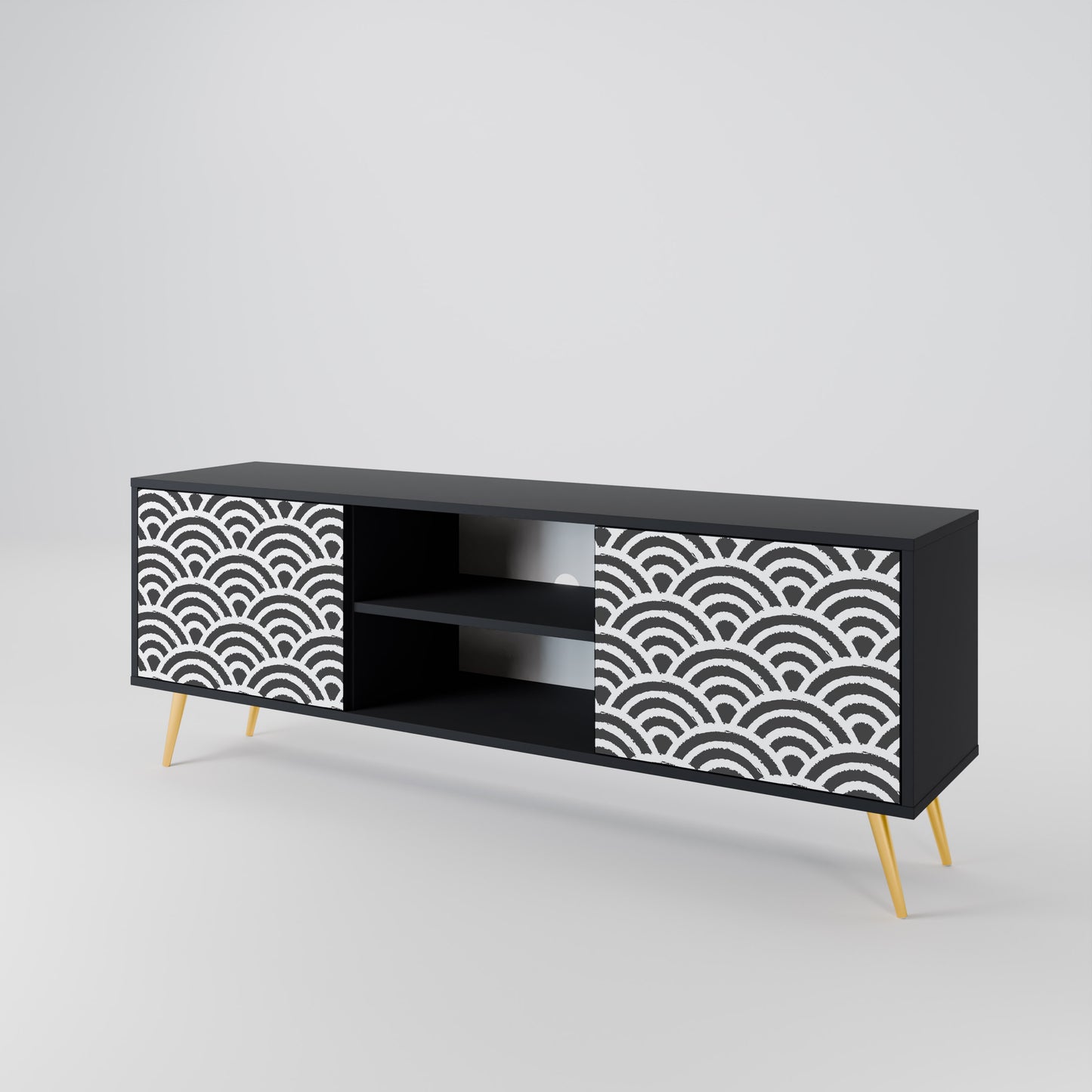 GLOOMY HOST 2-Door TV Cabinet