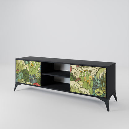 SUCCULENTS KALEIDOSCOPE 2-Door TV Cabinet