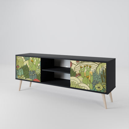 SUCCULENTS KALEIDOSCOPE 2-Door TV Cabinet