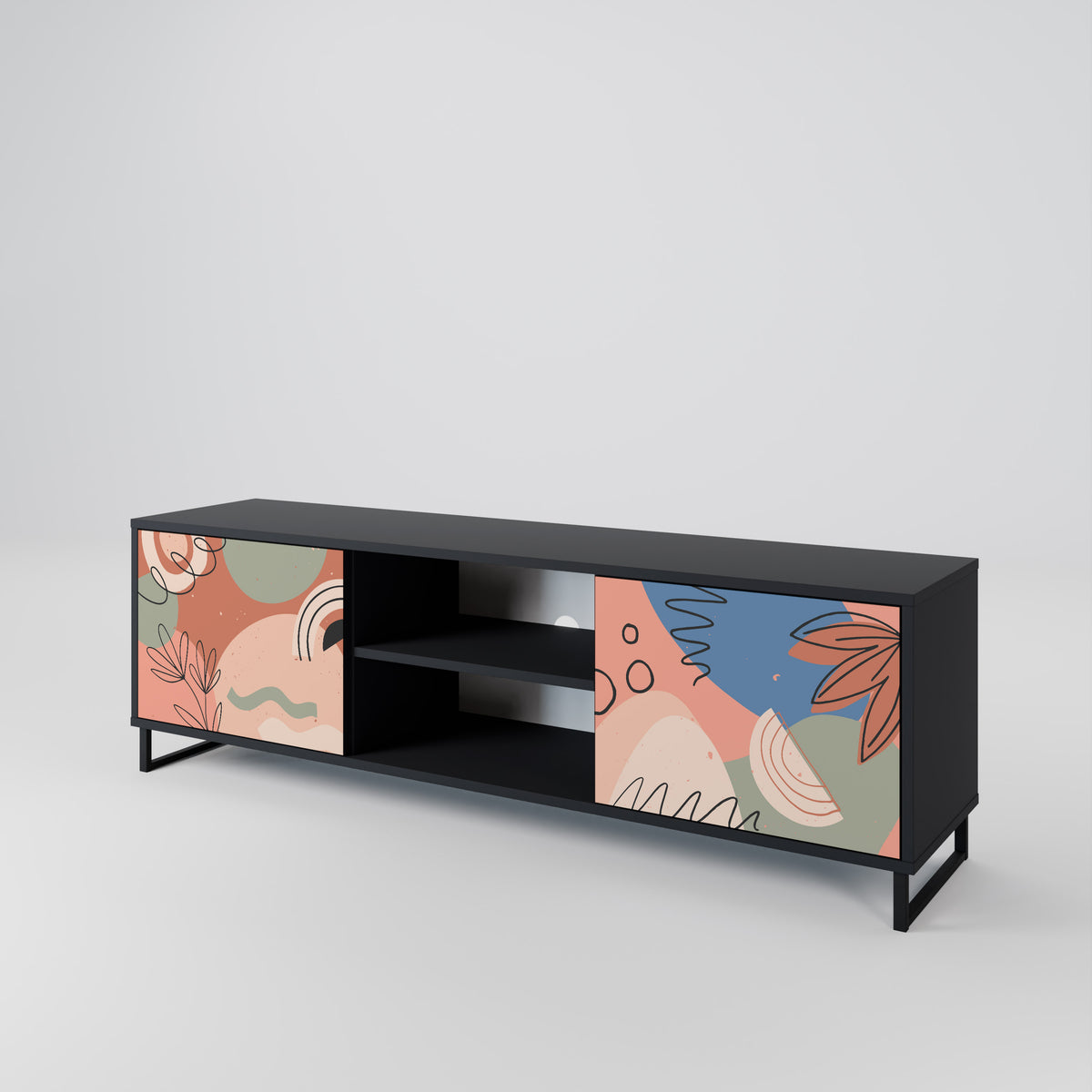 PASTEL DESTINY 2-Door TV Cabinet
