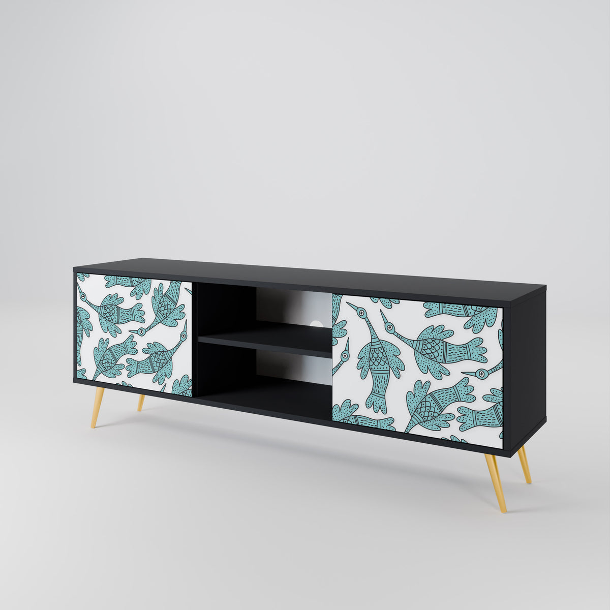 WATERSPOUT SONGIBIRD 2-Door TV Cabinet
