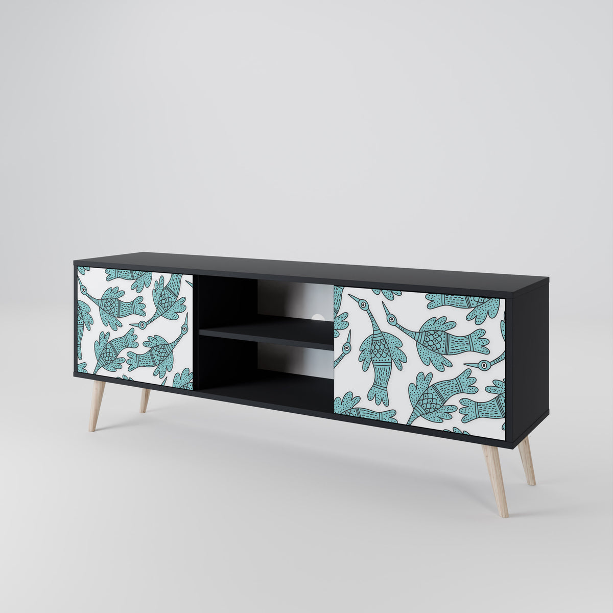 WATERSPOUT SONGIBIRD 2-Door TV Cabinet